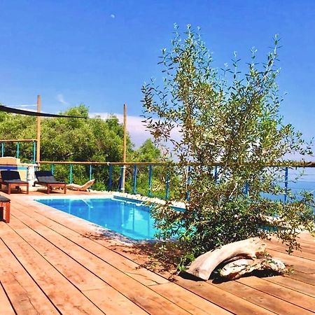 Villa Intaba: Sienna House with Riviera Views and Pool Pyrgi  Exterior photo