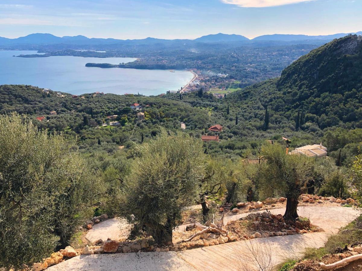 Villa Intaba: Sienna House with Riviera Views and Pool Pyrgi  Exterior photo