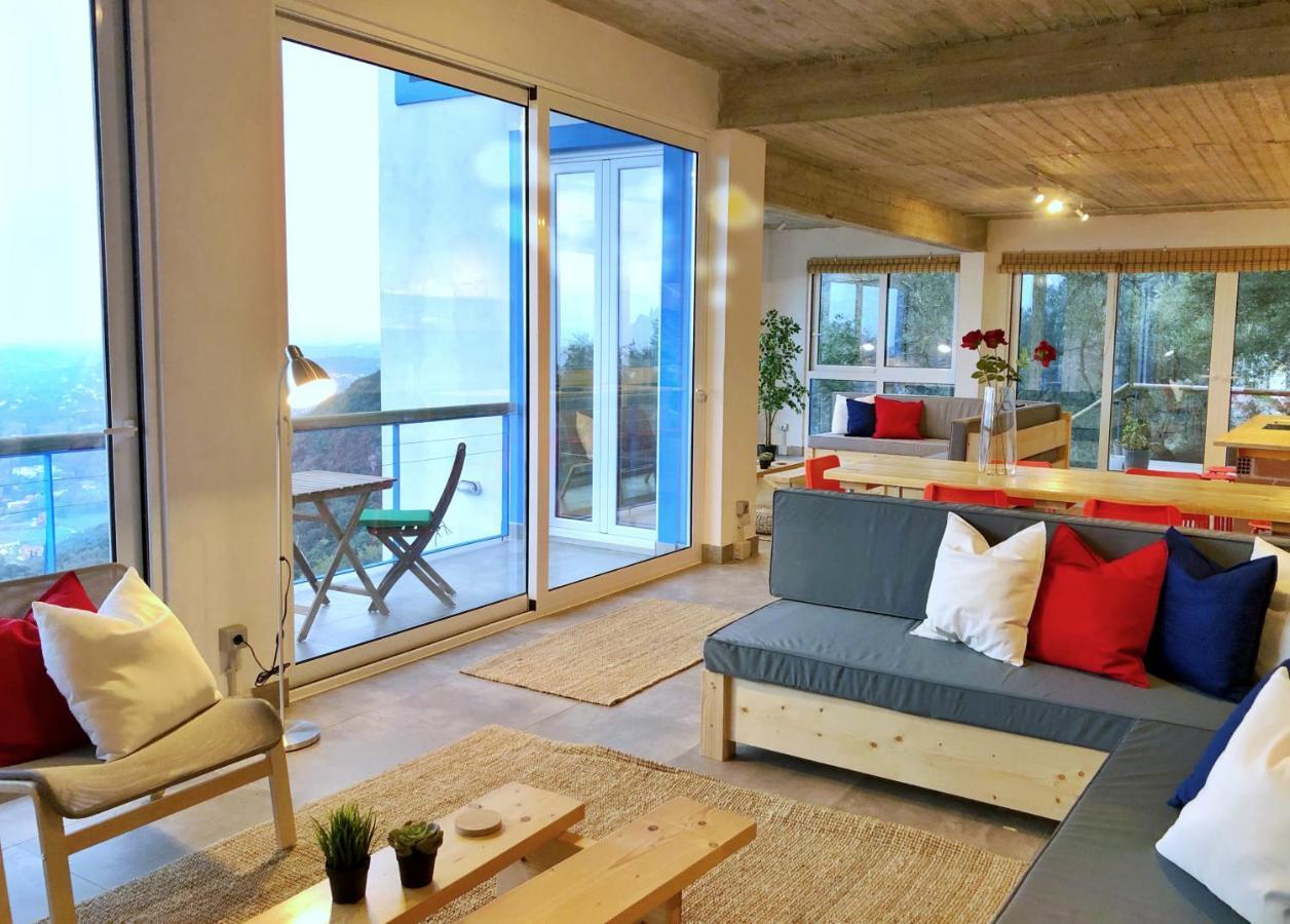 Villa Intaba: Sienna House with Riviera Views and Pool Pyrgi  Exterior photo