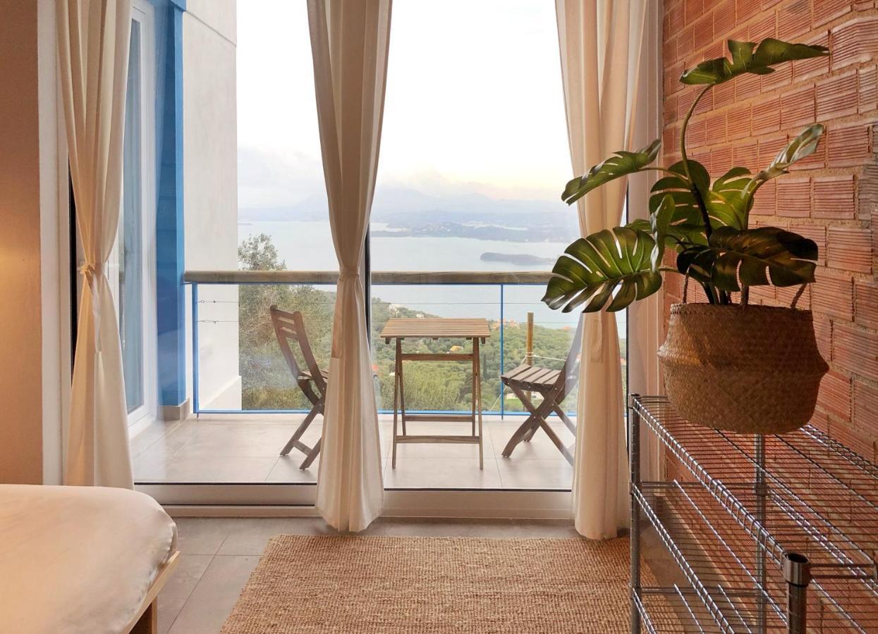 Villa Intaba: Sienna House with Riviera Views and Pool Pyrgi  Exterior photo